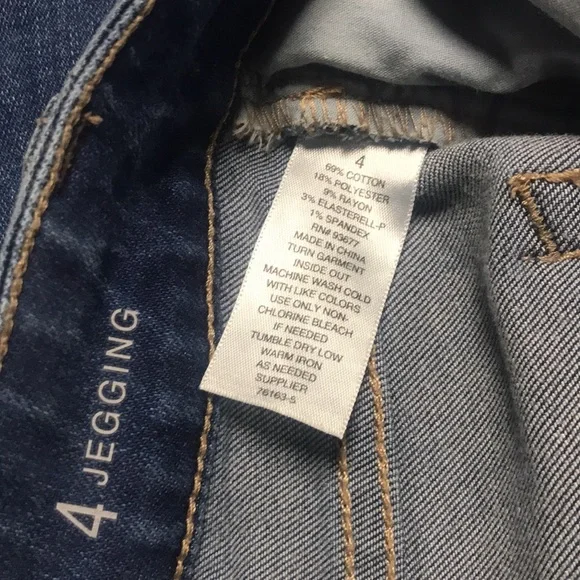 ๐ 5/$25! ANA High Rise Medium Wash Skinny Jegging Size 4 |NWOT! - Picture 5 of 5